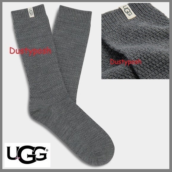 UGG Classic Boot Sock Cozy Soft Merino Wool 3 Colors Cozy Fall Winter Knit - Picture 5 of 6